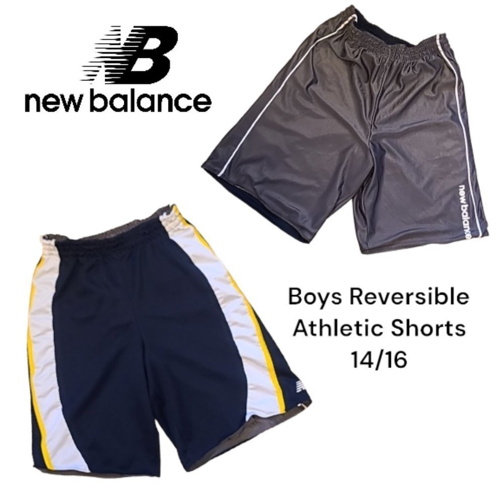 Boys New Balance Reversible Shorts 14/16